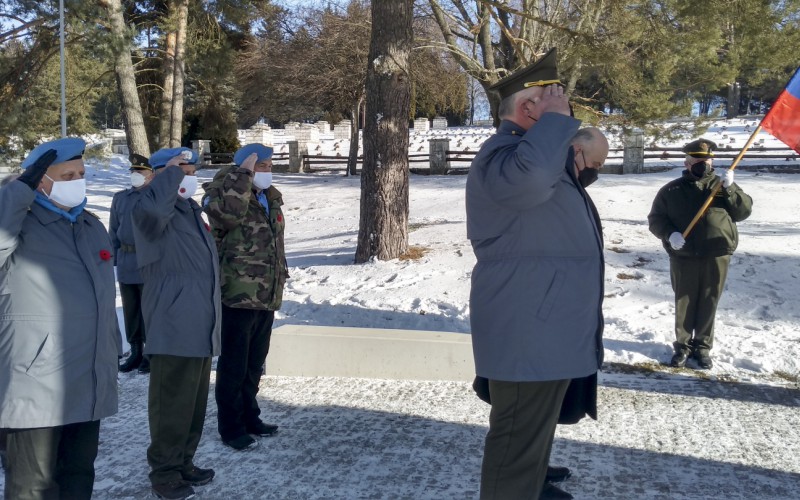 Spomienka na obete leteckého nešťastia pri obci Hejce