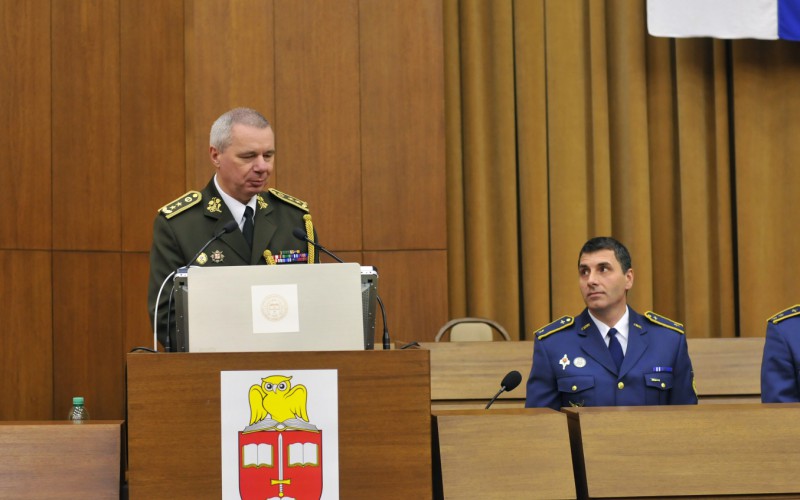 Slávnostné ukončenie 20. vyššieho veliteľsko-štábneho kurzu (20. VVŠK), 16. 12. 2022