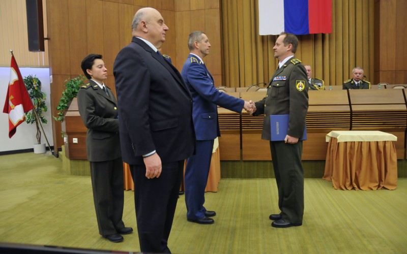 Slávnostné ukončenie 20. vyššieho veliteľsko-štábneho kurzu (20. VVŠK), 16. 12. 2022