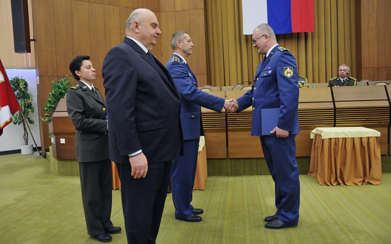 Slávnostné ukončenie 20. vyššieho veliteľsko-štábneho kurzu (20. VVŠK), 16. 12. 2022