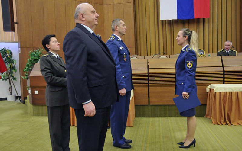 Slávnostné ukončenie 20. vyššieho veliteľsko-štábneho kurzu (20. VVŠK), 16. 12. 2022