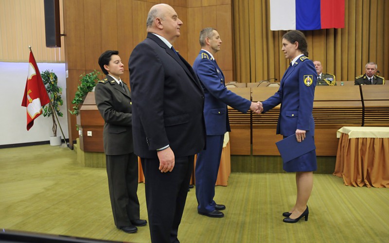 Slávnostné ukončenie 20. vyššieho veliteľsko-štábneho kurzu (20. VVŠK), 16. 12. 2022