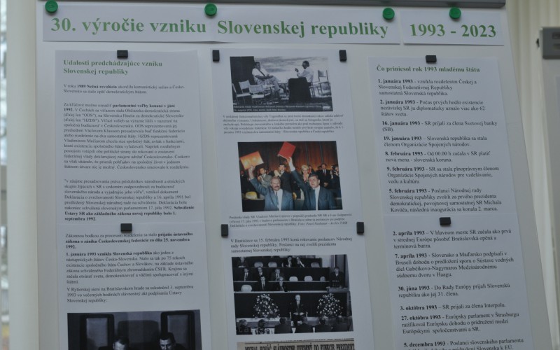 Celebration of the 30th anniversary of the establishment of the Slovak Republic, January 10th 2023