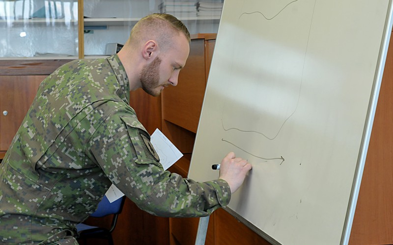 Final exams of members of the 29th University Graduates Officers’ Course, February 8th 2023