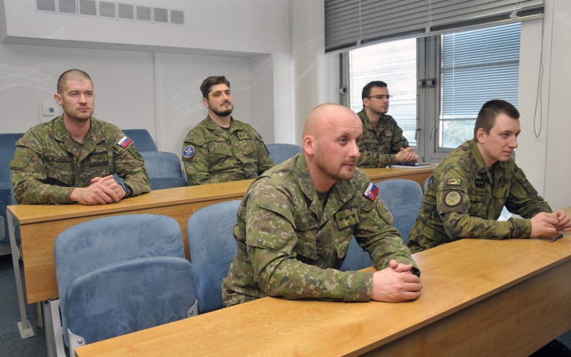 Inštruktor z „National Guard Indiana (USA)“ na ISOC28, 13. 03. 2023