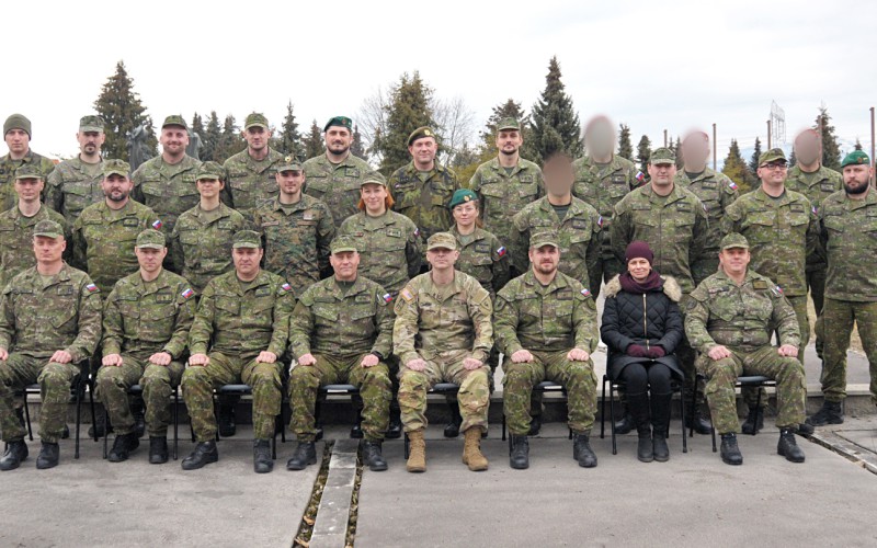 Inštruktor z „National Guard Indiana (USA)“ na ISOC28, 13. 03. 2023