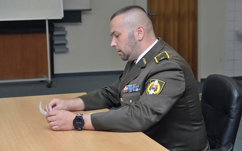 Final exams of Junior Command and Staff Officer’s course, May 2nd - 4th 2023