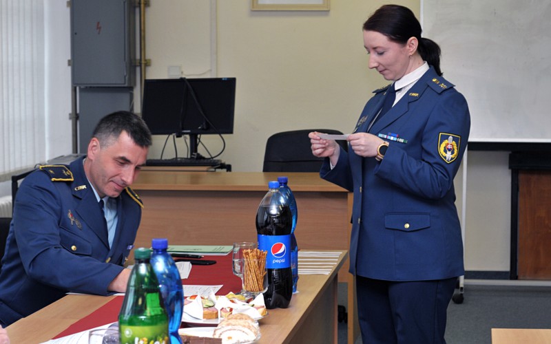 Final exams of Junior Command and Staff Officer’s course, May 2nd - 4th 2023