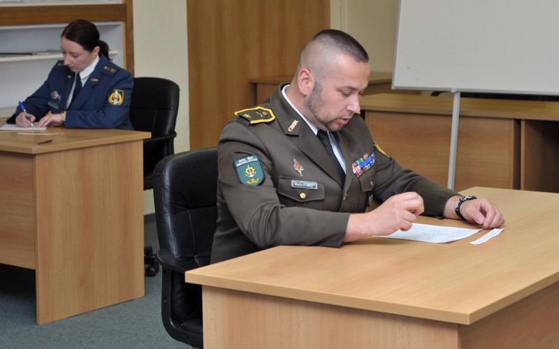 Final exams of Junior Command and Staff Officer’s course, May 2nd - 4th 2023
