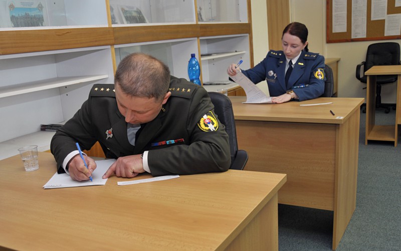 Final exams of Junior Command and Staff Officer’s course, May 2nd - 4th 2023