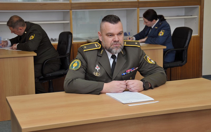 Final exams of Junior Command and Staff Officer’s course, May 2nd - 4th 2023