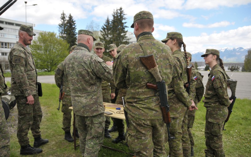 Training of 1st year cadets, May 10th 2023
