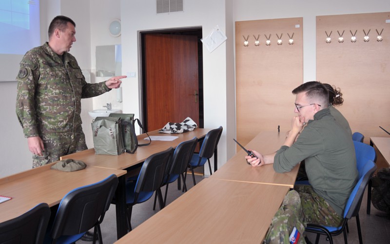 Training of 1st year cadets, May 10th 2023
