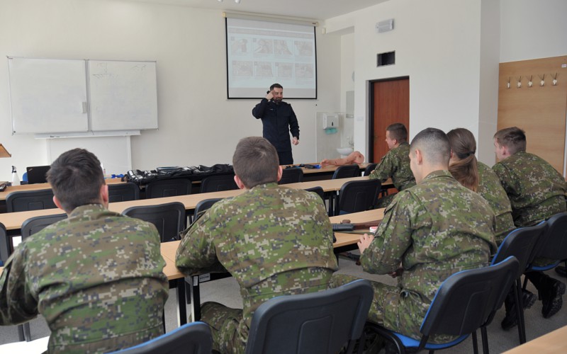 Training of 1st year cadets, May 10th 2023