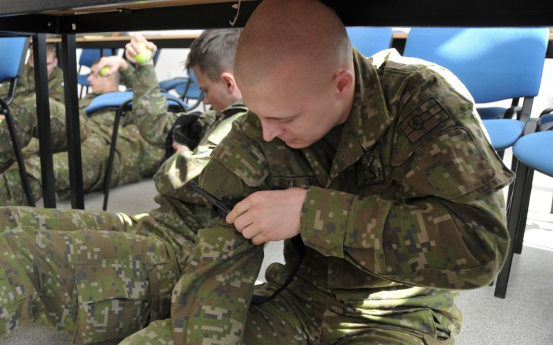 Training of 1st year cadets, May 10th 2023