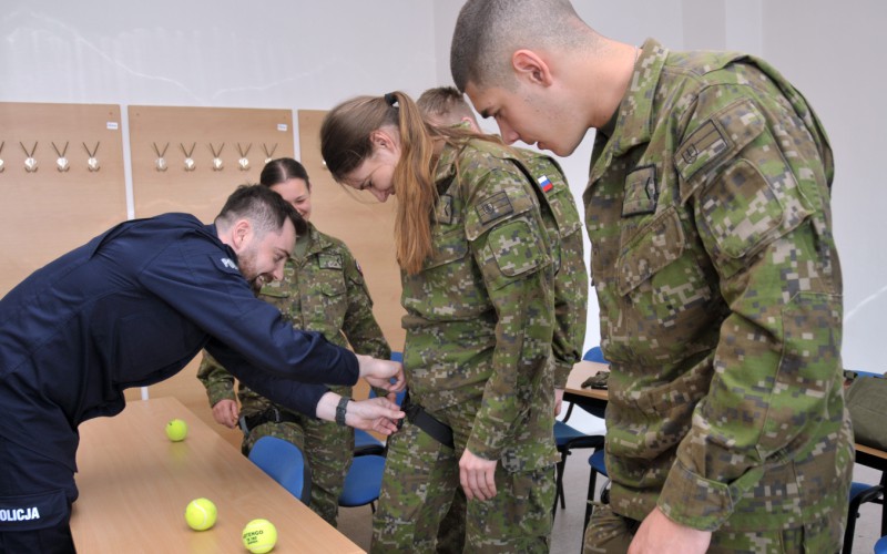 Training of 1st year cadets, May 10th 2023