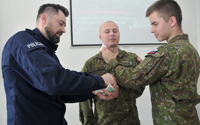 Training of 1st year cadets, May 10th 2023