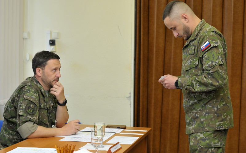 Záverečné skúšky  30. dôstojníckeho kurzu pre absolventov vysokých škôl, 16. - 18. 05. 2023