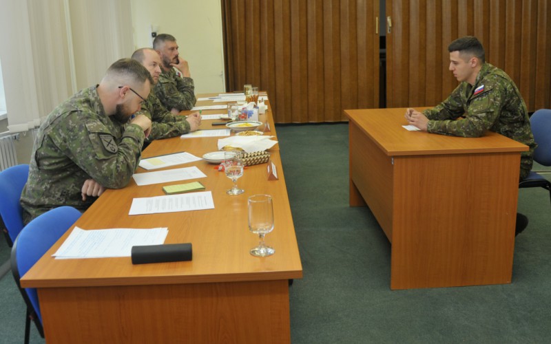 Záverečné skúšky  30. dôstojníckeho kurzu pre absolventov vysokých škôl, 16. - 18. 05. 2023