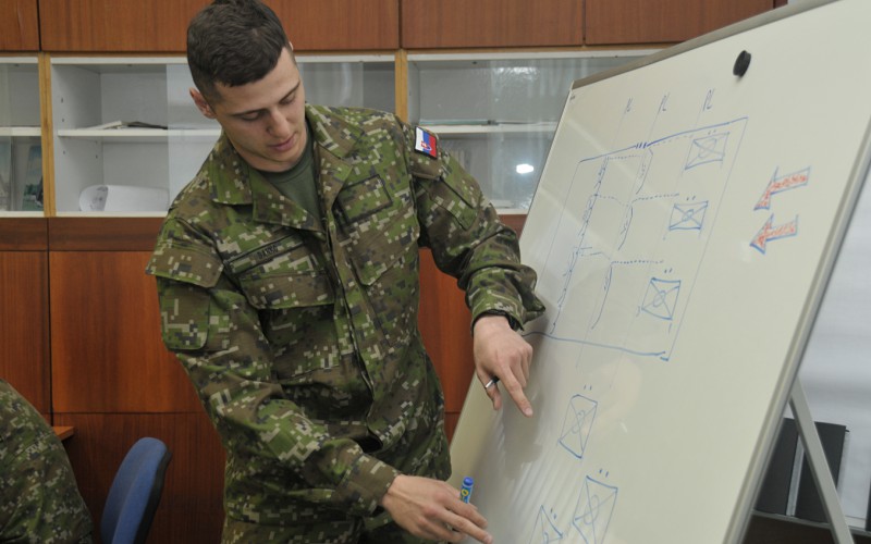 Záverečné skúšky  30. dôstojníckeho kurzu pre absolventov vysokých škôl, 16. - 18. 05. 2023