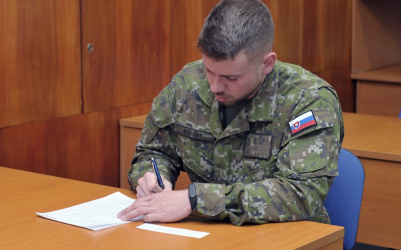 Záverečné skúšky  30. dôstojníckeho kurzu pre absolventov vysokých škôl, 16. - 18. 05. 2023