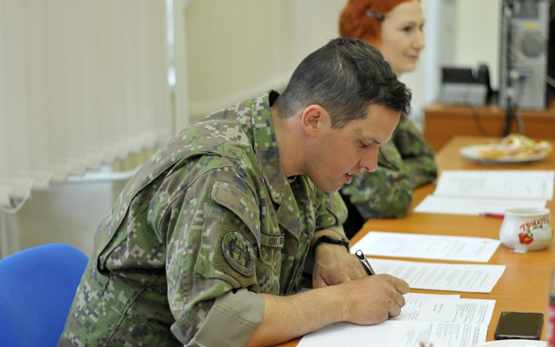 Záverečné skúšky  30. dôstojníckeho kurzu pre absolventov vysokých škôl, 16. - 18. 05. 2023