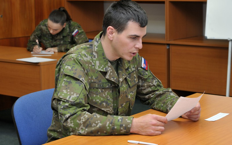 Záverečné skúšky  30. dôstojníckeho kurzu pre absolventov vysokých škôl, 16. - 18. 05. 2023