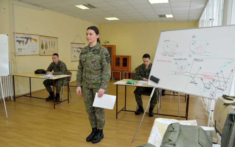 Final exams from Army program for cadets, February 1st - 4th 2022