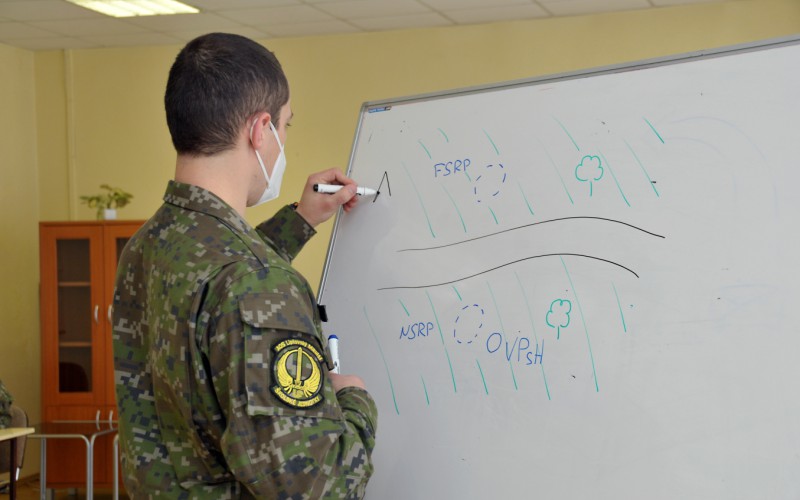 Final exams from Army program for cadets, February 1st - 4th 2022