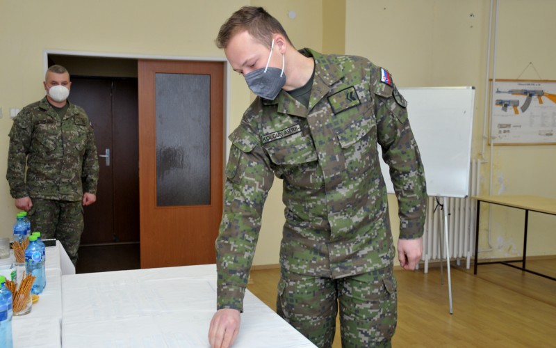 Final exams from Army program for cadets, February 1st - 4th 2022