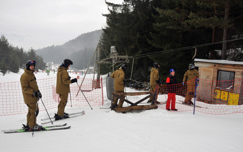 Winter physical education field trainig of cadets, February 16th 2022