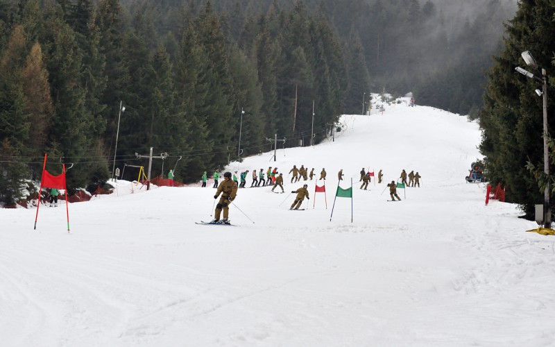 Winter physical education field trainig of cadets, February 16th 2022