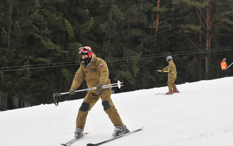 Winter physical education field trainig of cadets, February 16th 2022