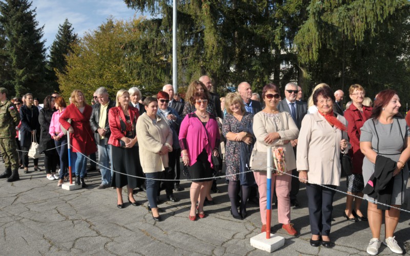 Slávnostný nástup akadémie, nástupisko - 50. výročia vzniku vojenského vysokého školstva na Liptove, 12. 10. 2023