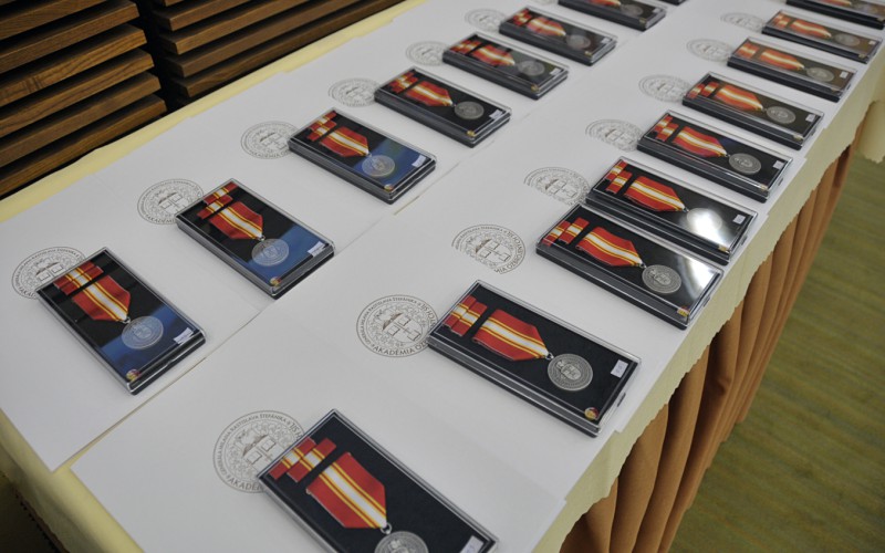 Slávnostný nástup akadémie, aula - 50. výročia vzniku vojenského vysokého školstva na Liptove, 12. 10. 2023