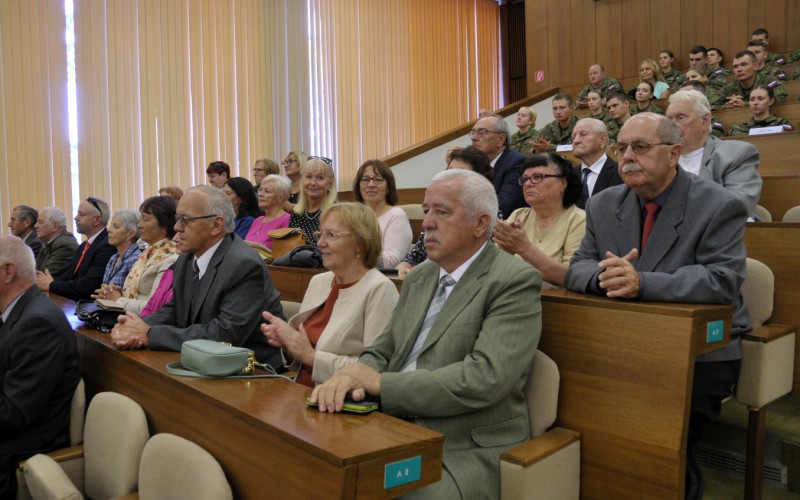 Slávnostný nástup akadémie, aula - 50. výročia vzniku vojenského vysokého školstva na Liptove, 12. 10. 2023