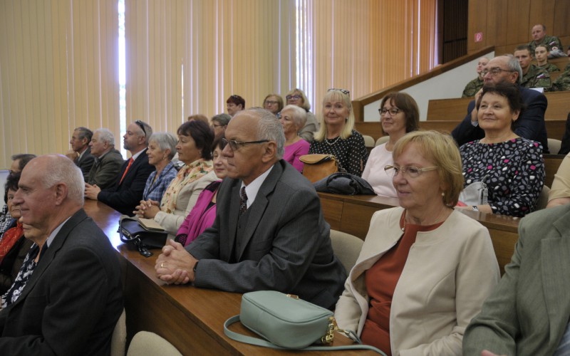 Slávnostný nástup akadémie, aula - 50. výročia vzniku vojenského vysokého školstva na Liptove, 12. 10. 2023