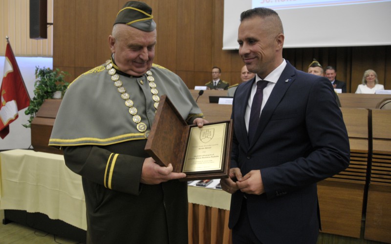 Slávnostný nástup akadémie, aula - 50. výročia vzniku vojenského vysokého školstva na Liptove, 12. 10. 2023