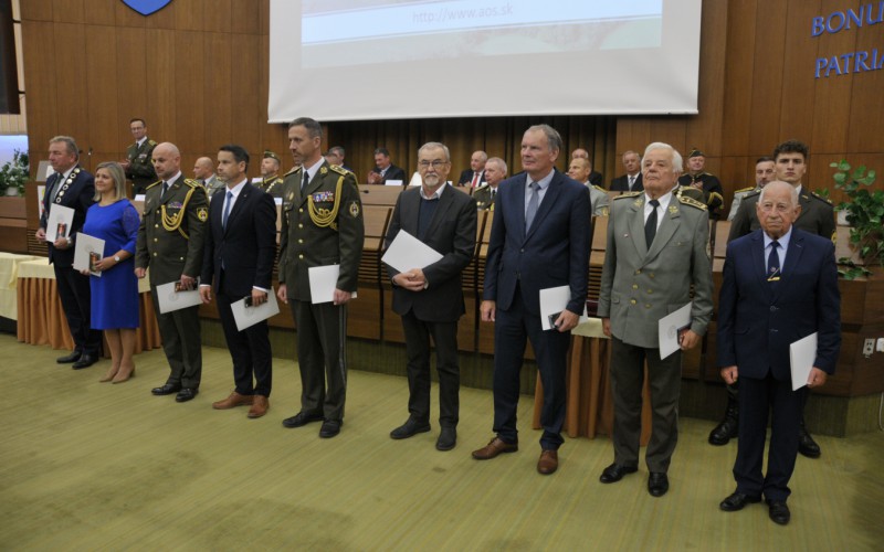 Slávnostný nástup akadémie, aula - 50. výročia vzniku vojenského vysokého školstva na Liptove, 12. 10. 2023