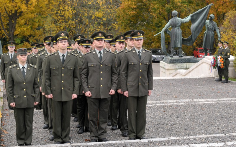 Memorial for fallen soldiers, October 30th 2023