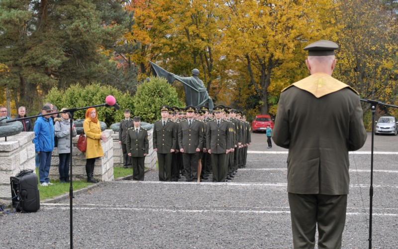 Memorial for fallen soldiers, October 30th 2023