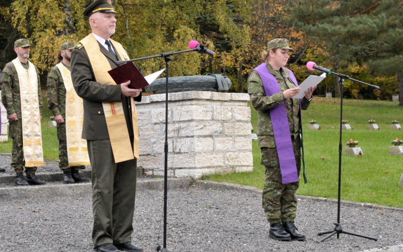 Memorial for fallen soldiers, October 30th 2023