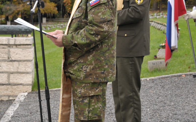 Memorial for fallen soldiers, October 30th 2023