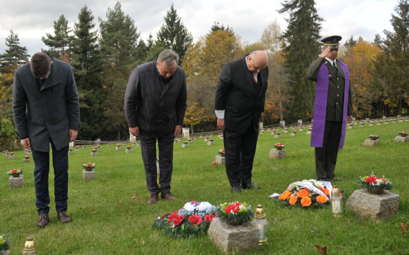 Memorial for fallen soldiers, October 30th 2023