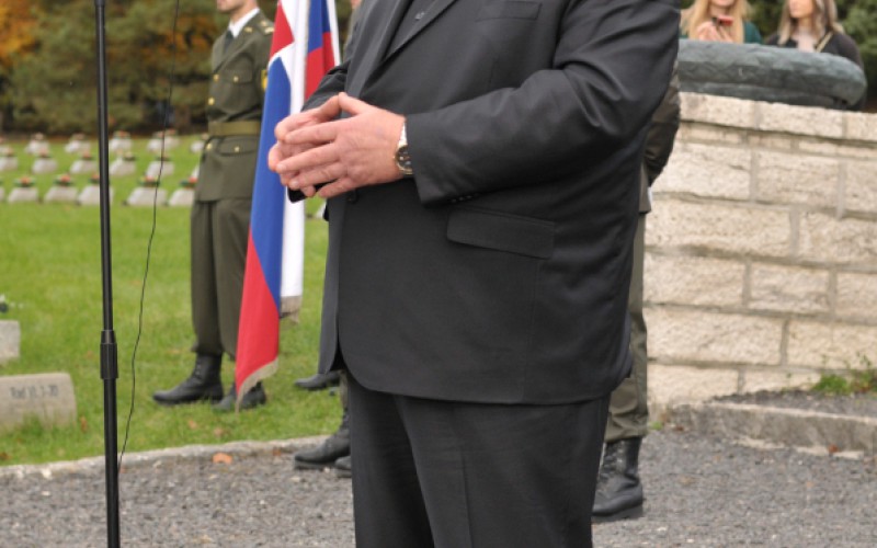 Memorial for fallen soldiers, October 30th 2023