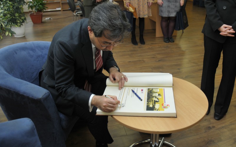 Visit of the Korean Ambassador, November 10th 2023