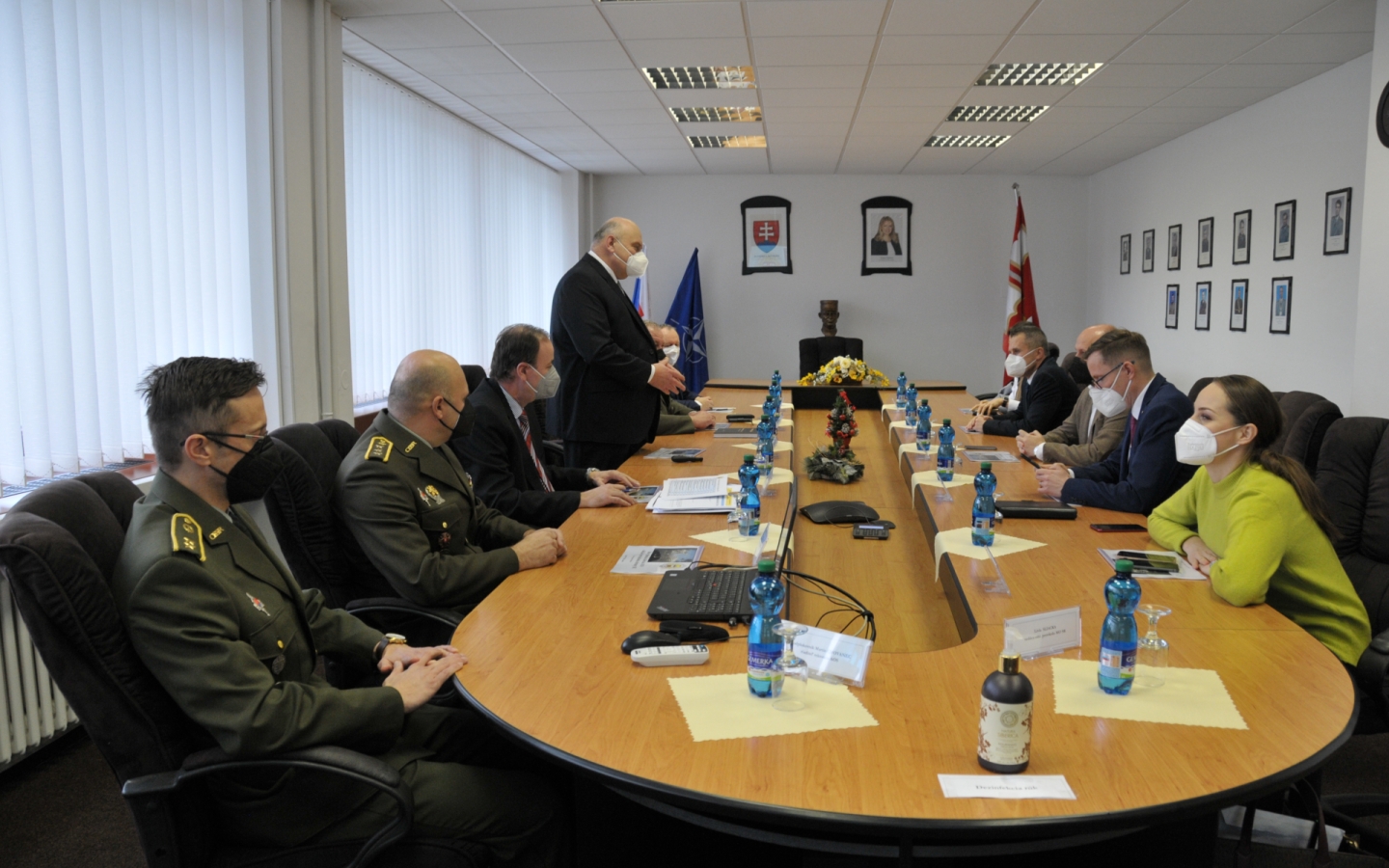 Visit from Ministry of Defense of Slovak Republic to AFA, December 9th 2021