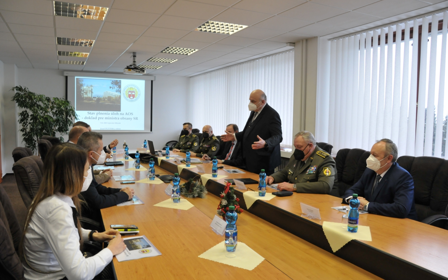 Visit from Ministry of Defense of Slovak Republic to AFA, December 9th 2021