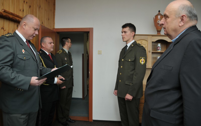 Policajný zbor SR ocenil kadeta AOS, 15. 11. 2023