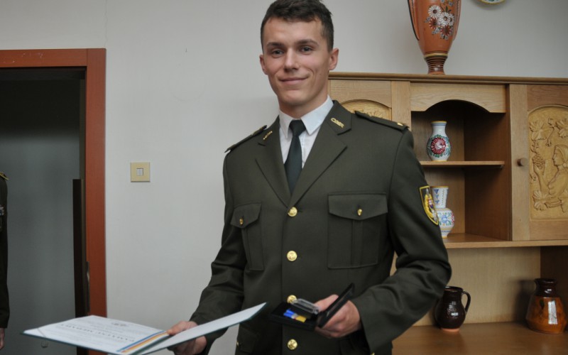 Policajný zbor SR ocenil kadeta AOS, 15. 11. 2023